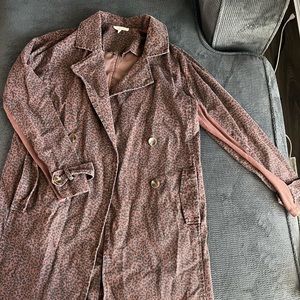 Cheetah coat- NEVER WORN! Brand new!